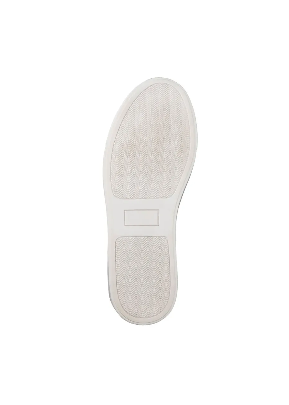 Cotton Traders White Grace Leather Trainers