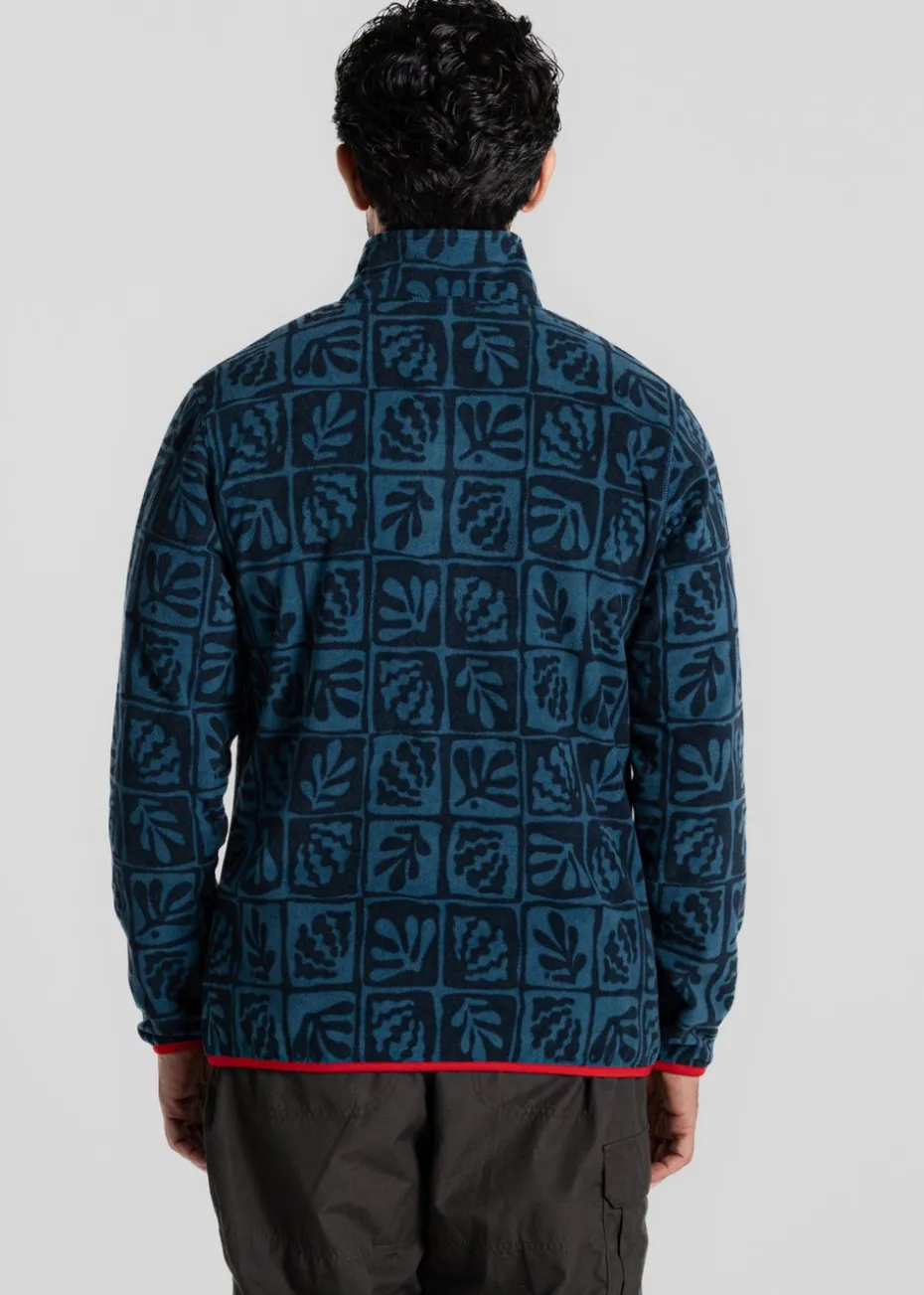 Craghoppers Blue Galdie Half Zip Fleece