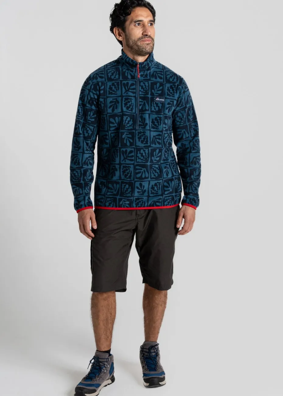 Craghoppers Blue Galdie Half Zip Fleece