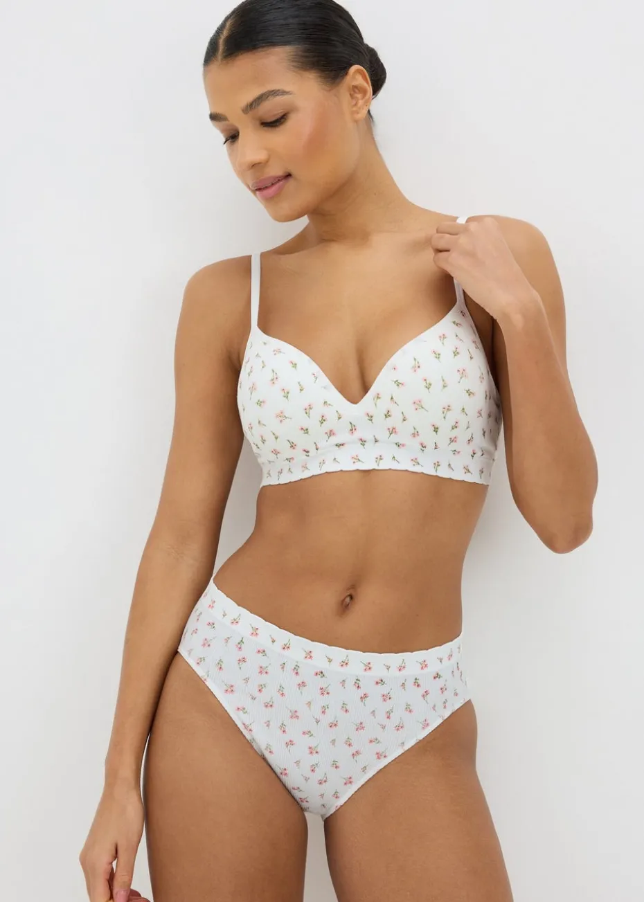 Cream 3 Pack Seamless Midi Knickers