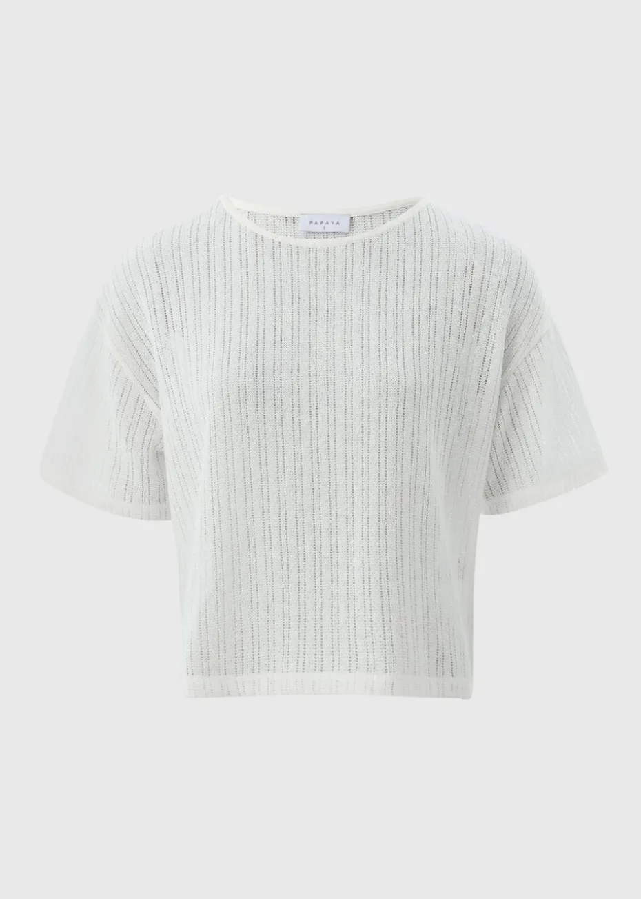 Cream Cut & Sew Hem Top