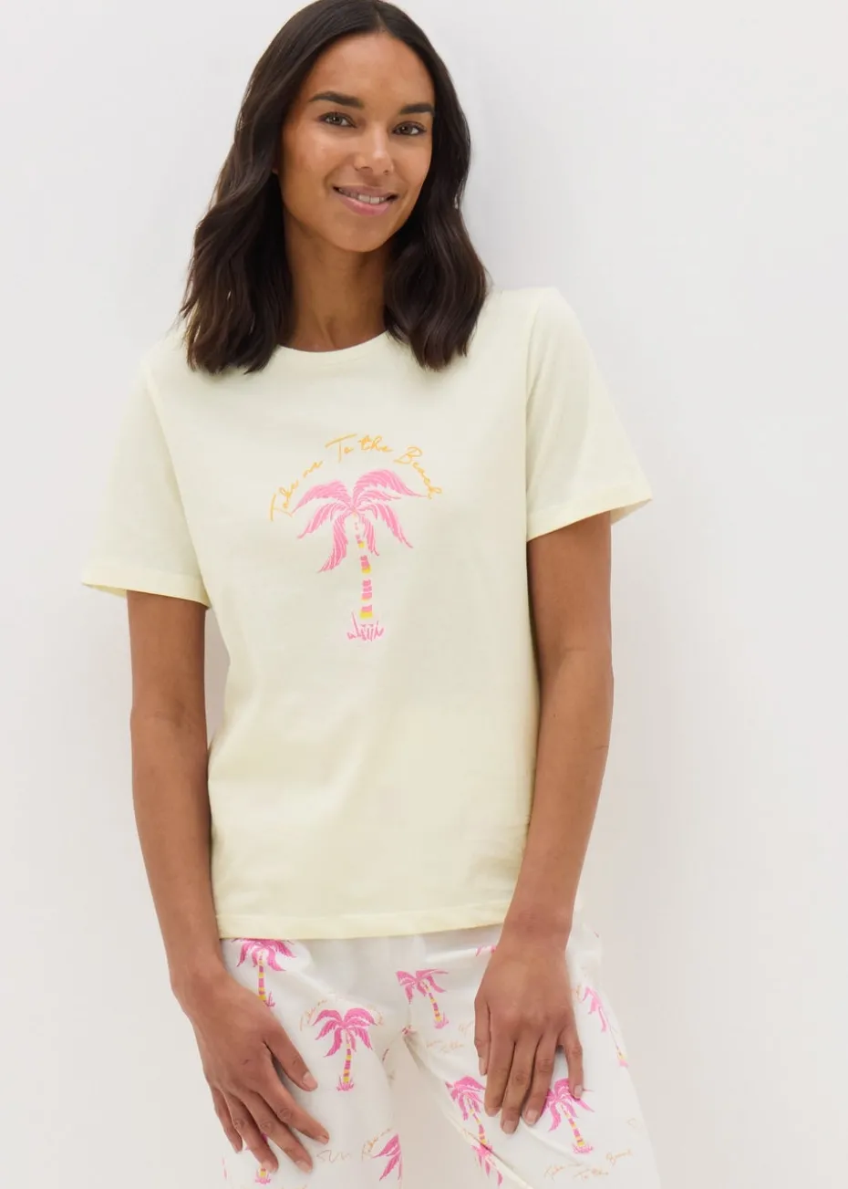 Cream Miami Pyjama Top