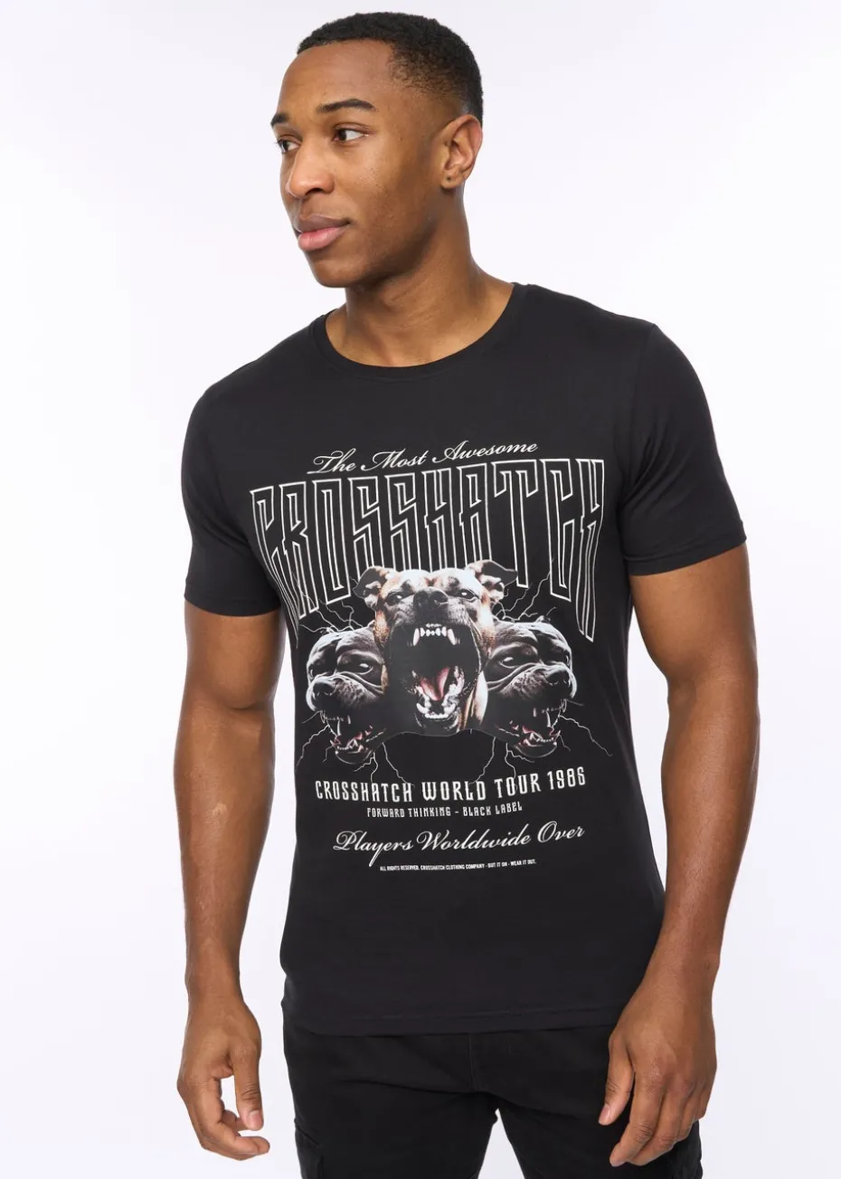 Crosshatch Black Dogz T-Shirt