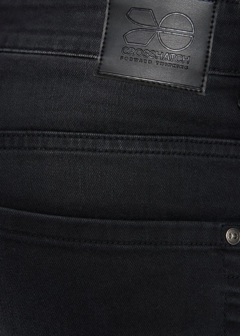 Crosshatch Black Wash New Svelte Slim Jeans