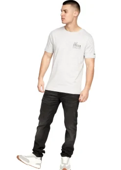 Crosshatch Blue/Grey Pentan T-Shirt (2 Pack)