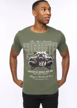 Crosshatch Green Dogz T-Shirt