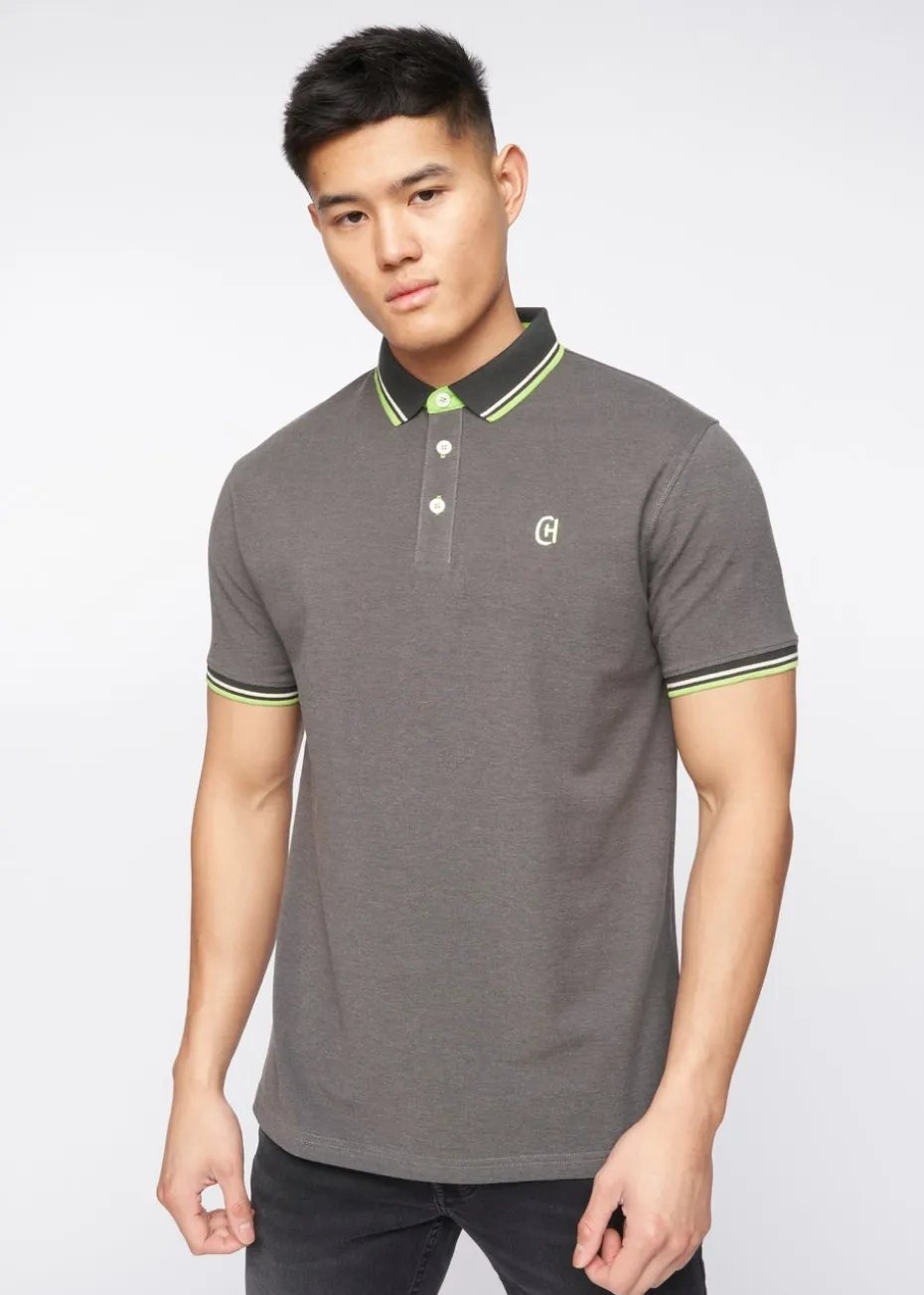 Crosshatch Grey Britmane Polo