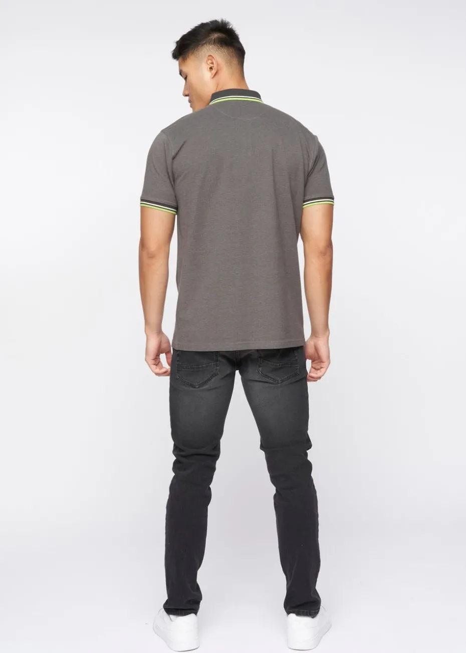 Crosshatch Grey Britmane Polo