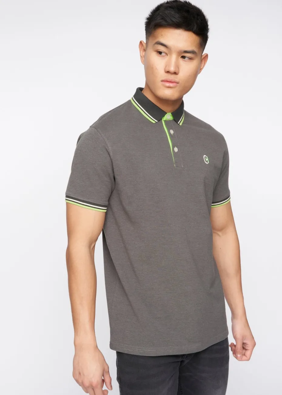 Crosshatch Grey Britmane Polo