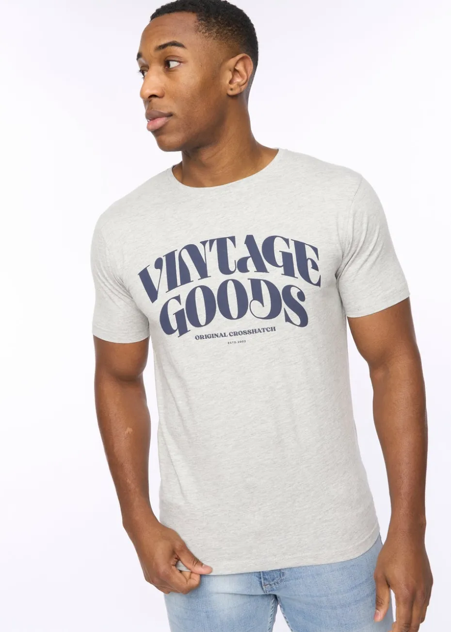 Crosshatch Grey Marl Wilsby T-Shirt