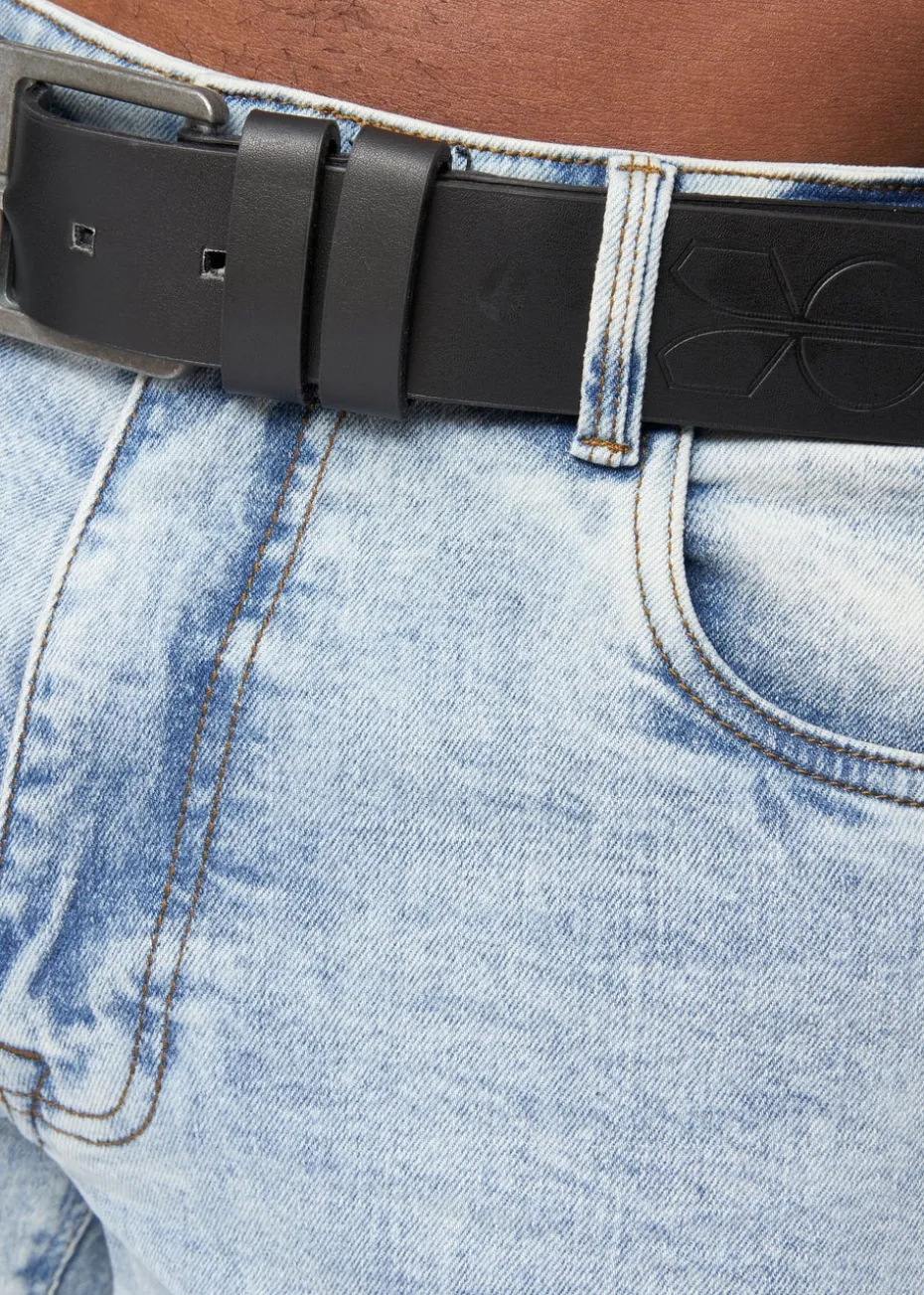 Crosshatch Light Wash Cadman Straight Jeans