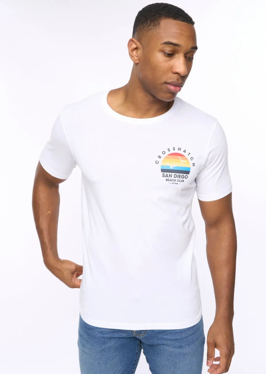 Crosshatch Multi Assorted Sumertons 5 Pack T-Shirt