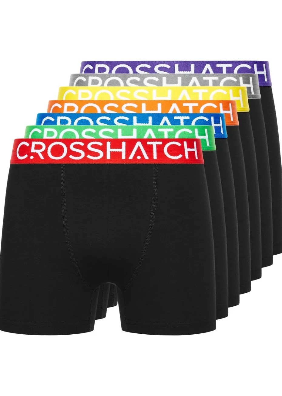 Crosshatch Multi Septet 7 Pack Boxers