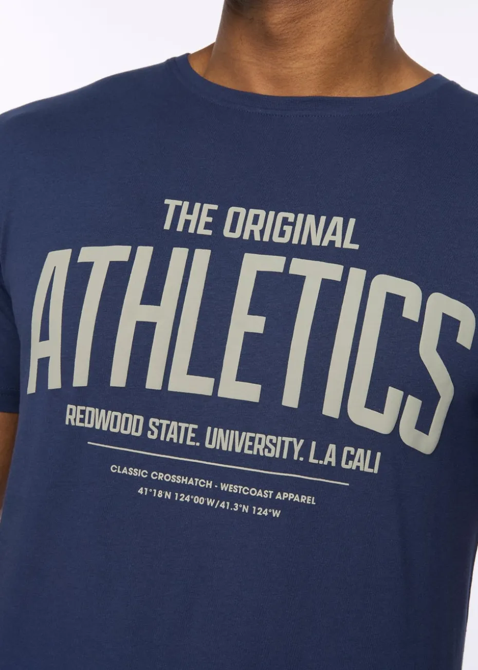 Crosshatch Navy Athwood T-Shirt