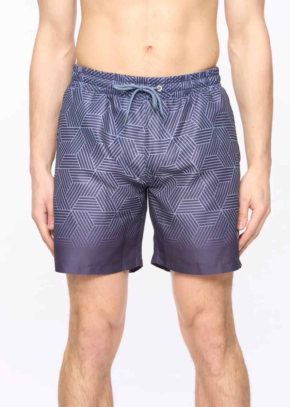 Crosshatch Navy Layotta Swim Shorts