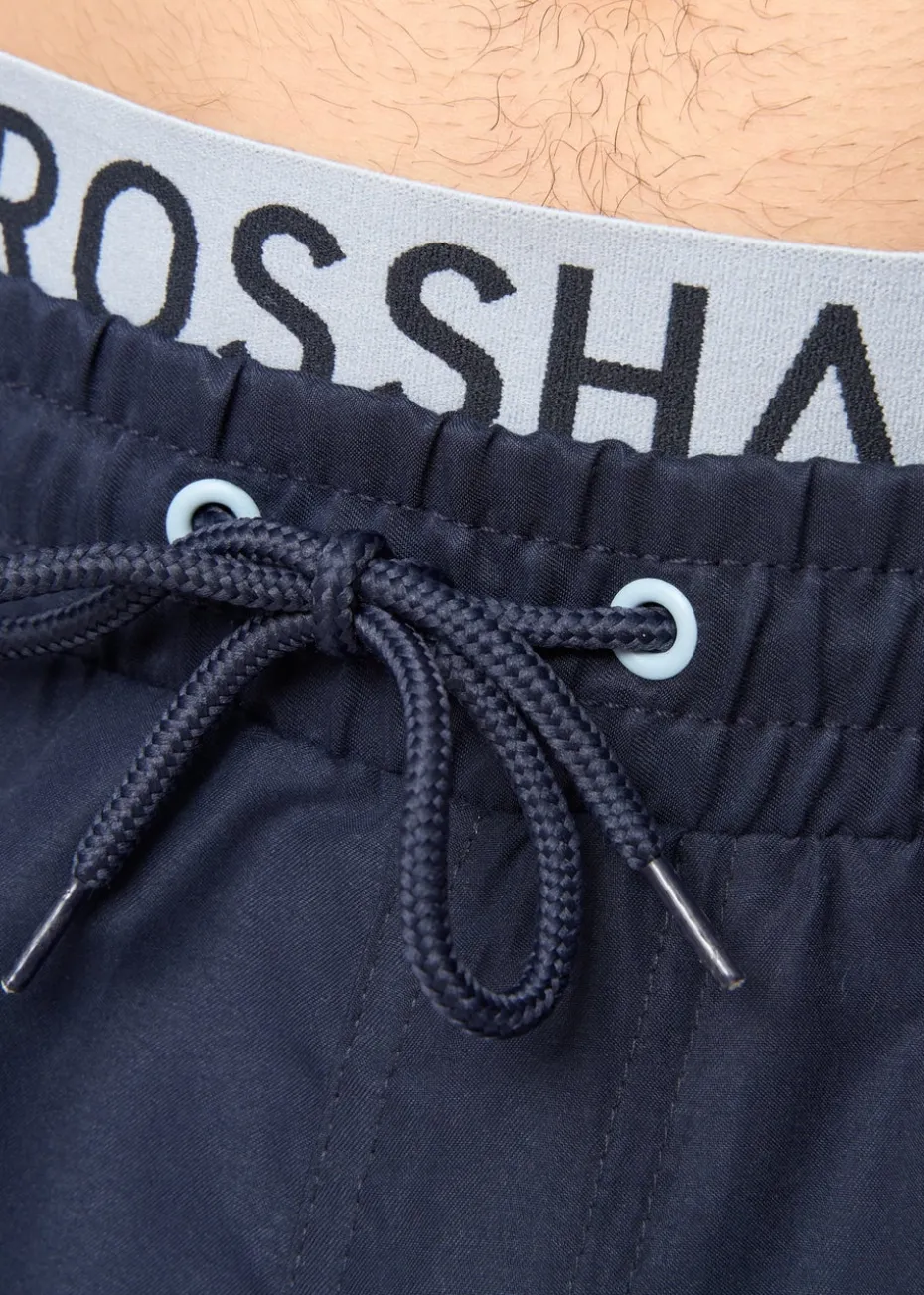 Crosshatch Navy Rembrandts Swim Shorts