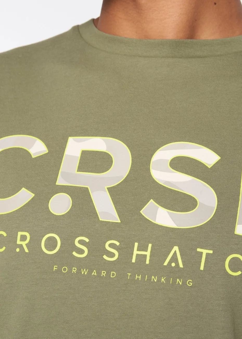 Crosshatch Olive Fratter T-Shirt