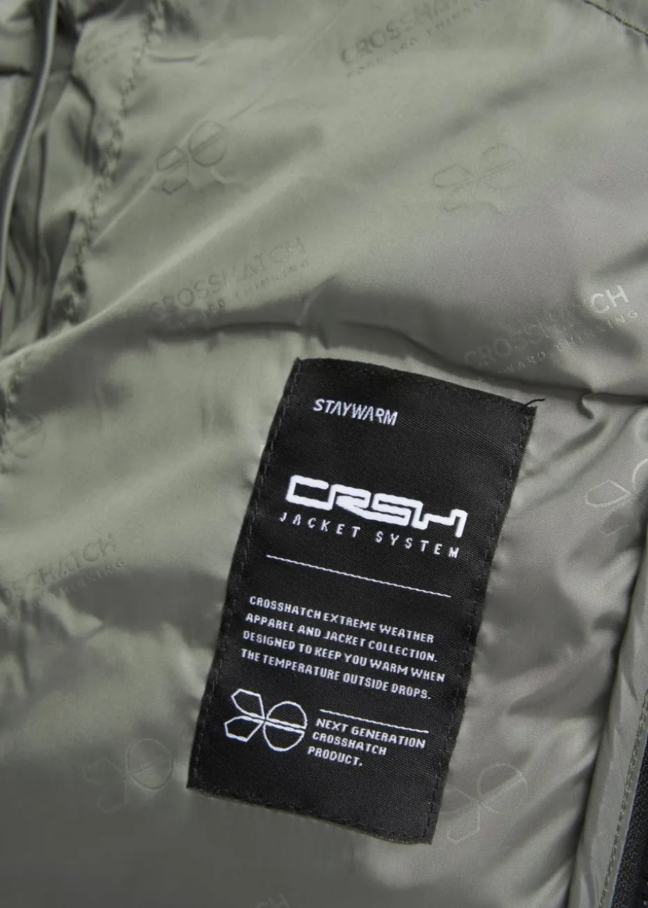 Crosshatch Olive Gattering Gilet