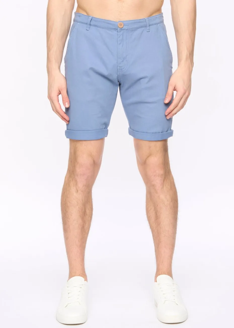 Crosshatch Pale Blue Sinwood Chino Shorts
