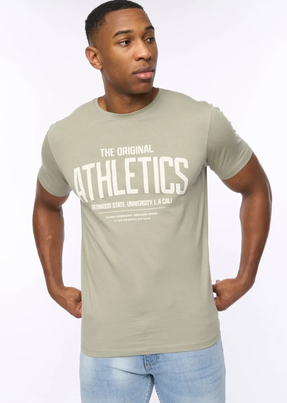 Crosshatch Sage Athwood T-Shirt