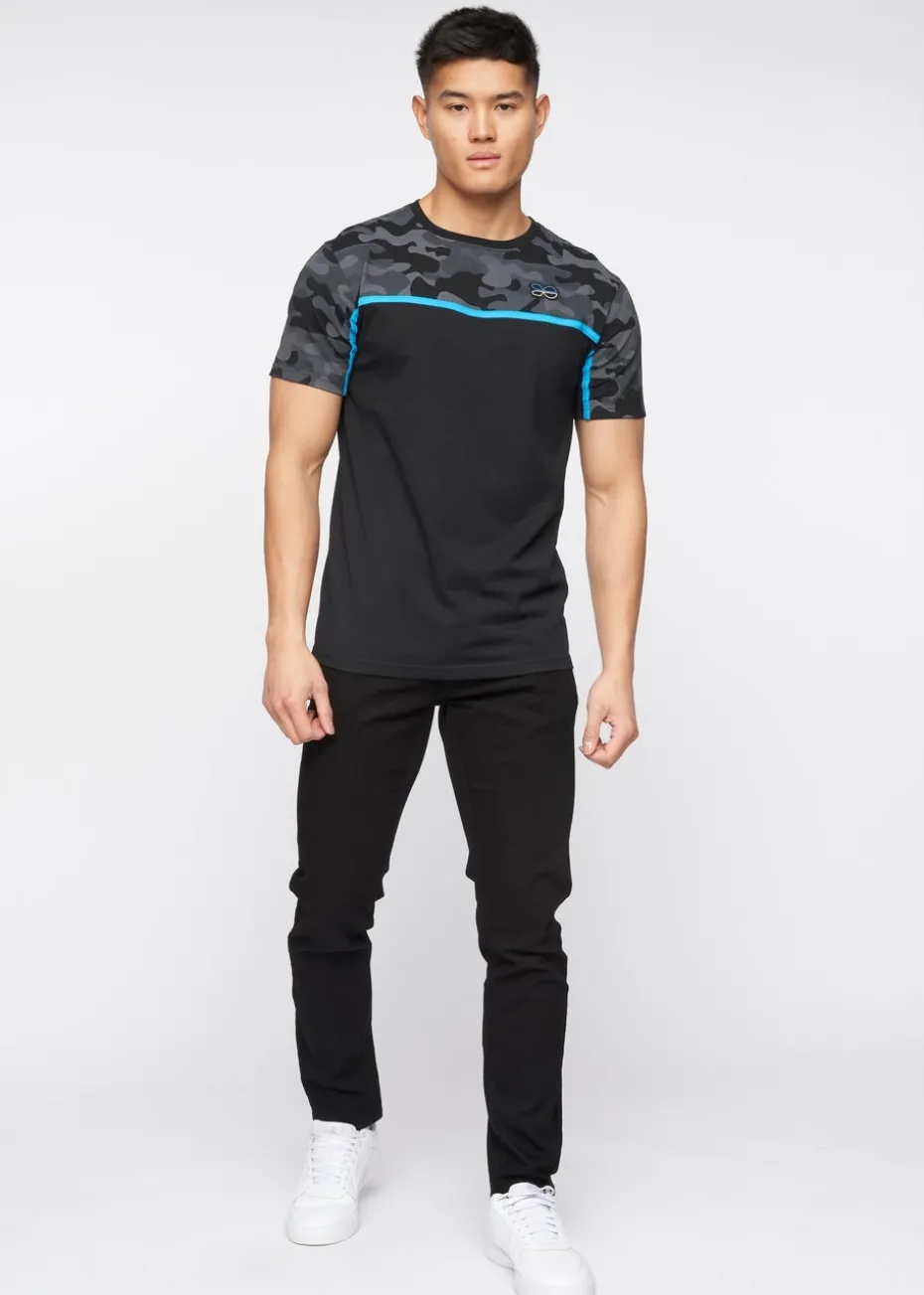 Crosshatch Solid Black Buraca Slim Fit Jean