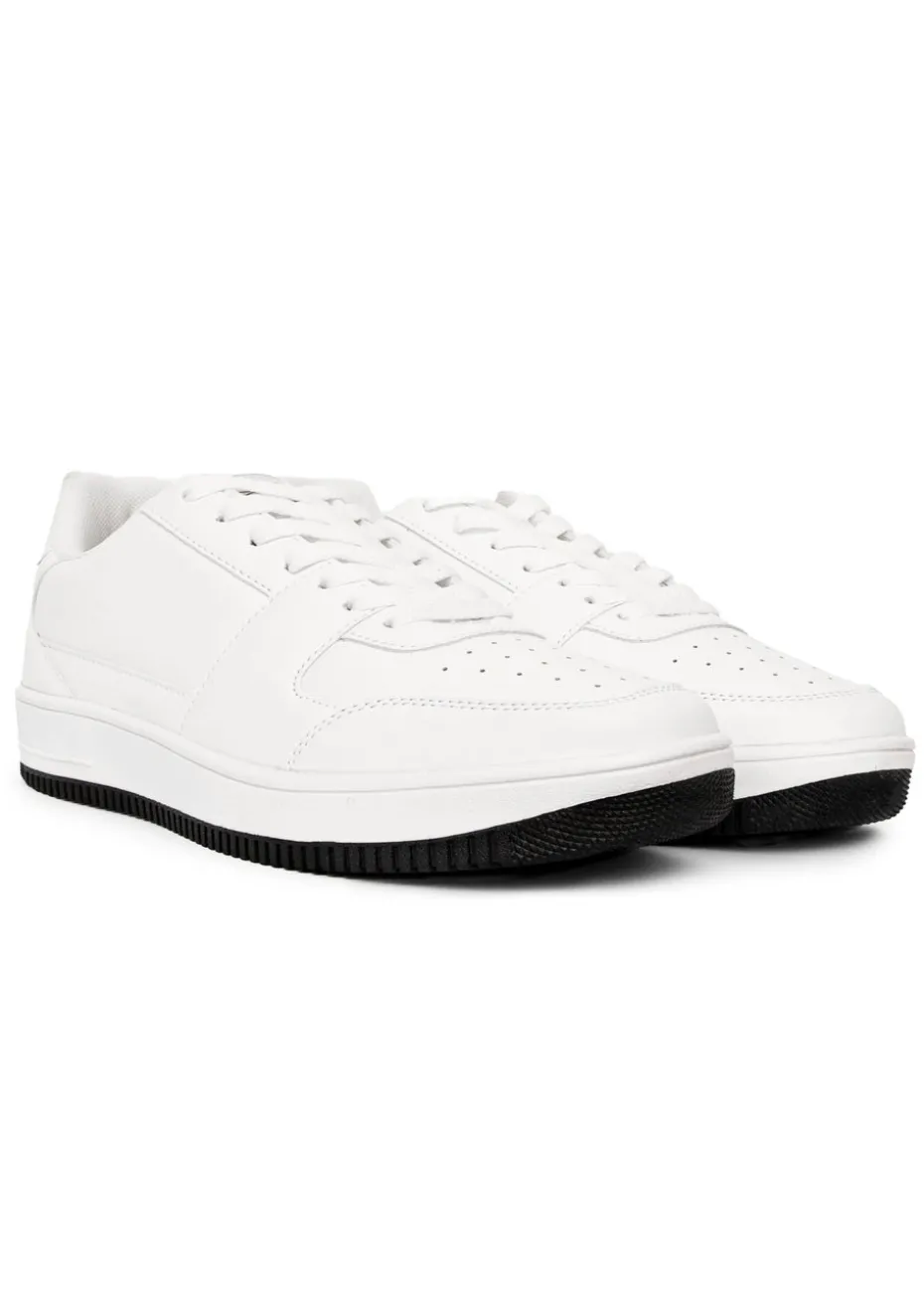 Crosshatch White Casimiro Trainers