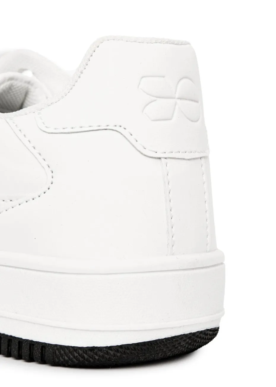 Crosshatch White Casimiro Trainers