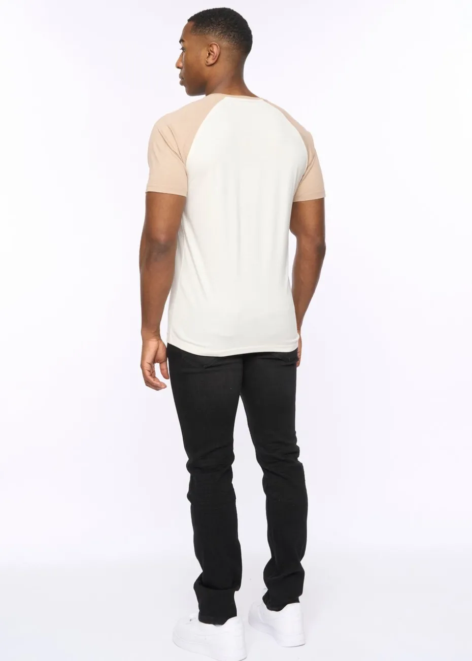 Crosshatch White Meza T-Shirt