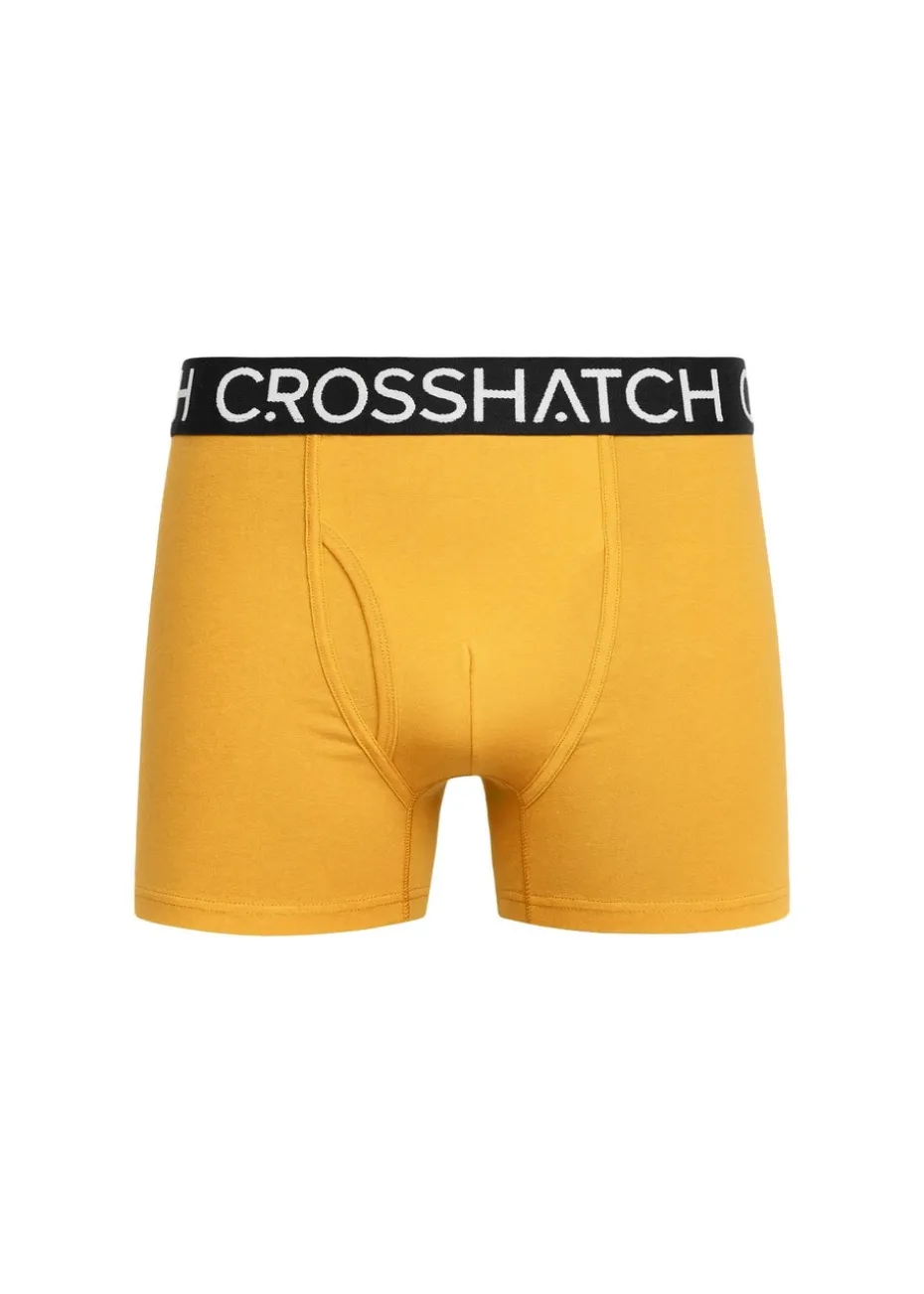 Crosshatch Yellow Payso Boxers (3 Pack)