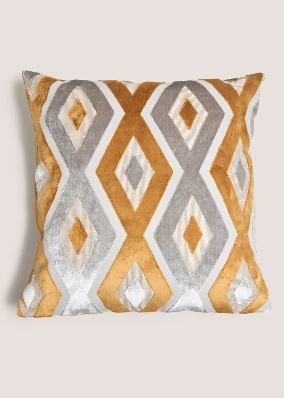 Cut Velvet Diamond Gold