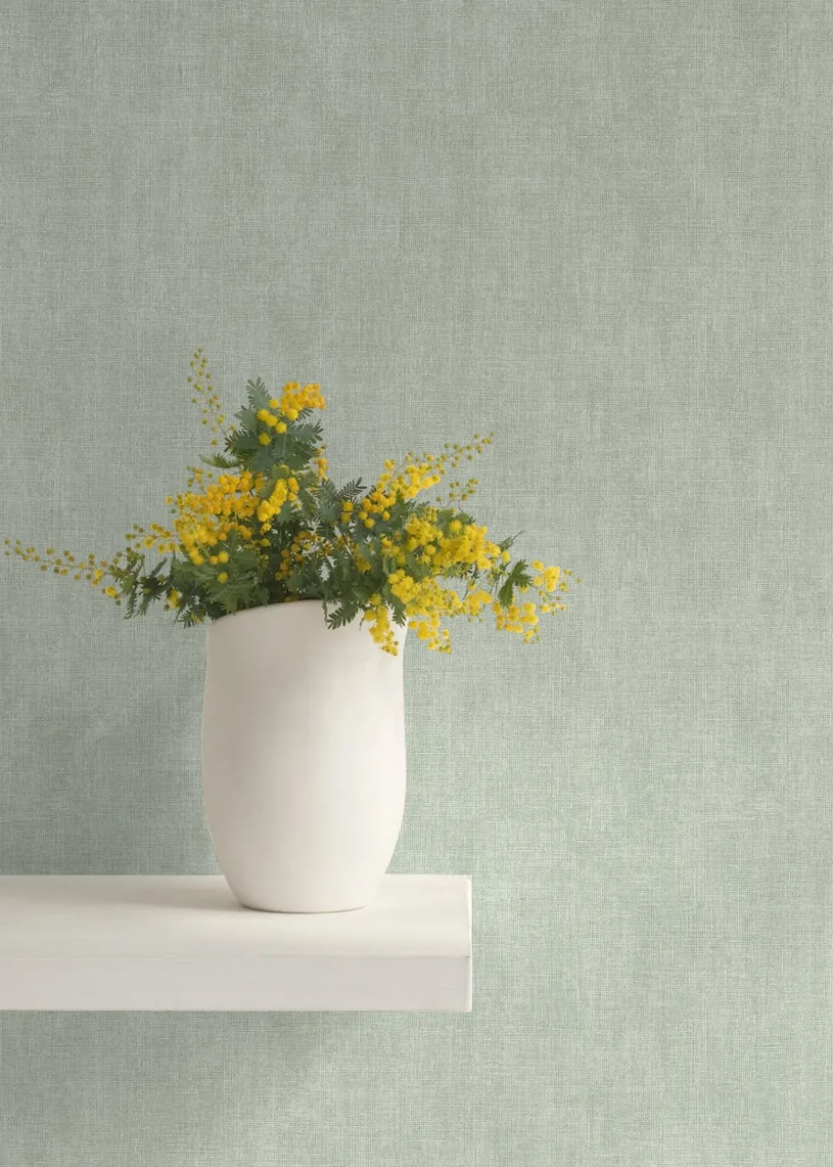 Darcy James Linen Texture Green