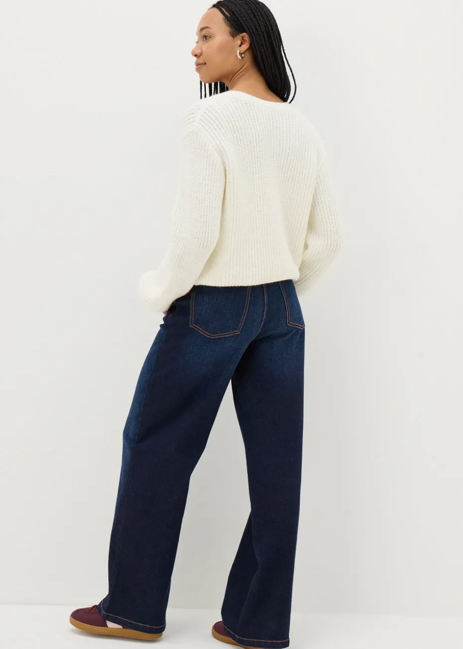 Dark Wash Wide Leg Jeans