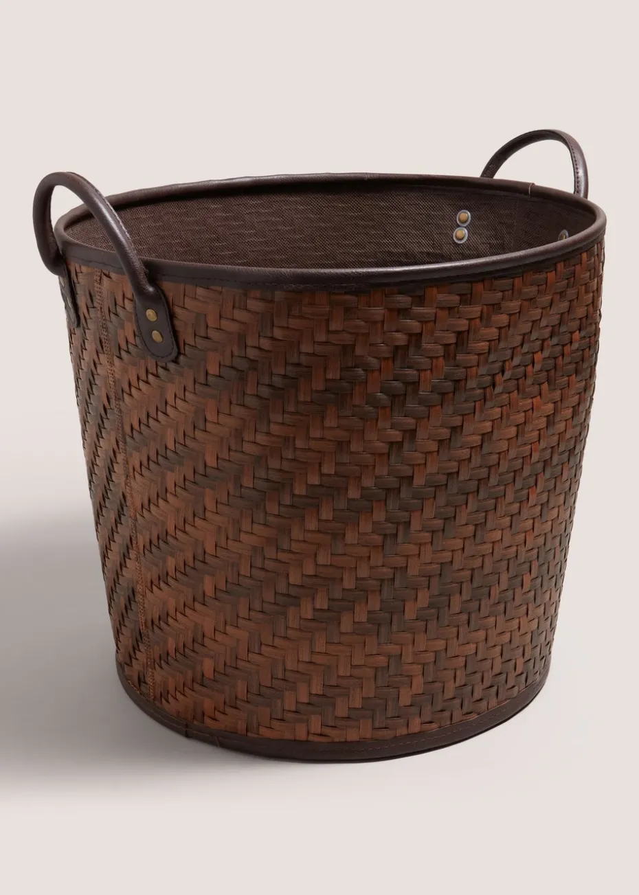 Dark Woven Urban Basket