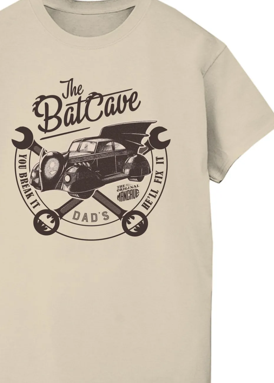 DC Comics Batman Batcave Men Sand Graphic T-Shirt