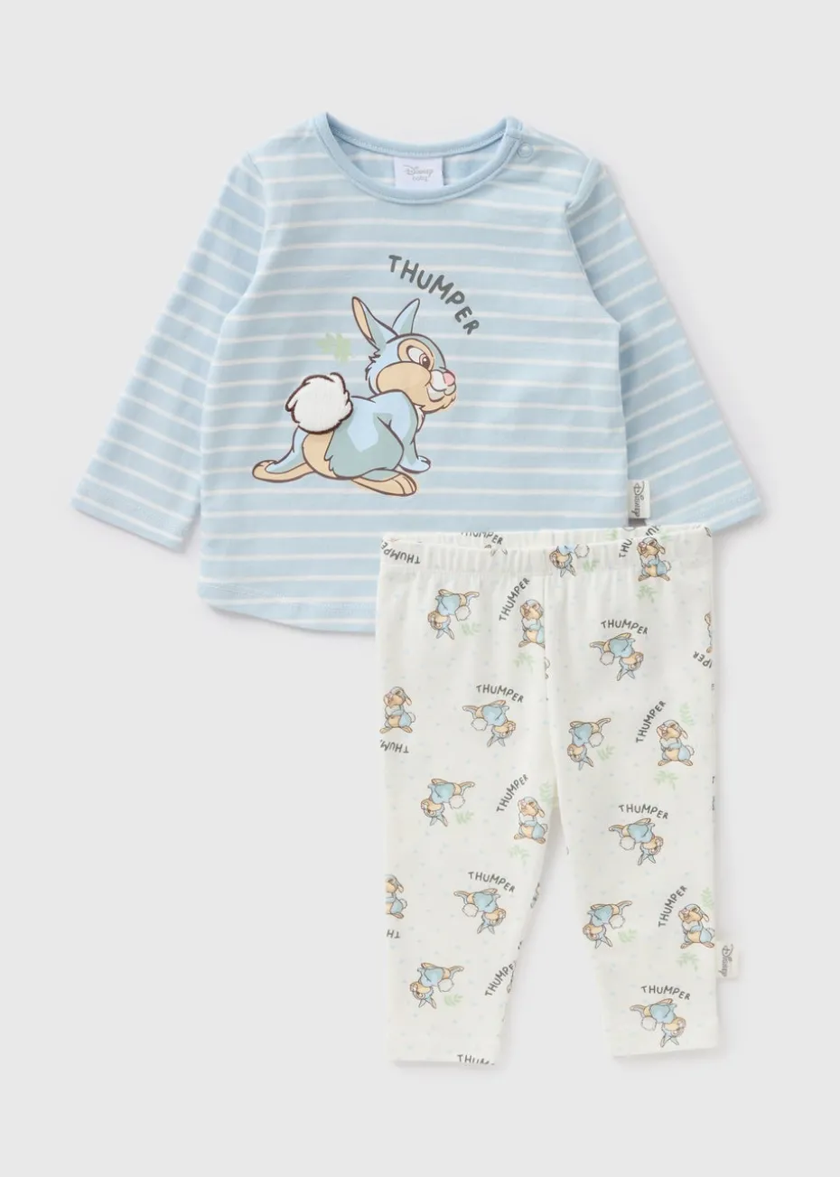 Disney 2 Piece Baby Blue Thumper Top & Legging (Newborn-18mths)