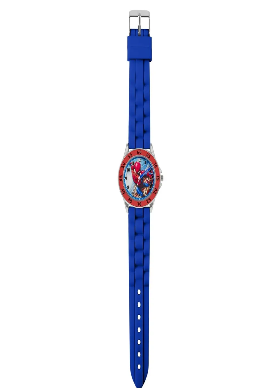 Disney Blue Spider-Man Time Teacher Watch