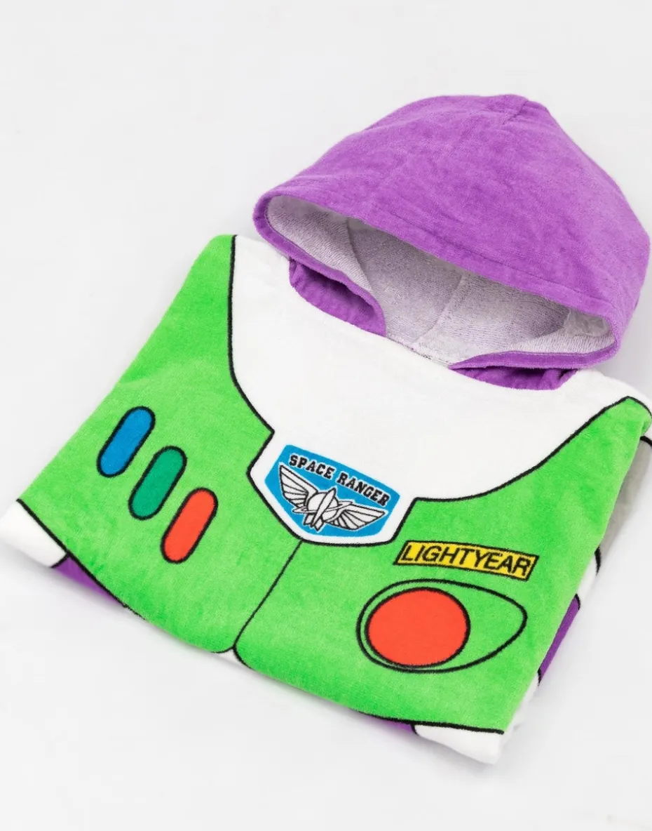 Disney Boys Multicoloured Buzz Lightyear Poncho Towel (One Size)