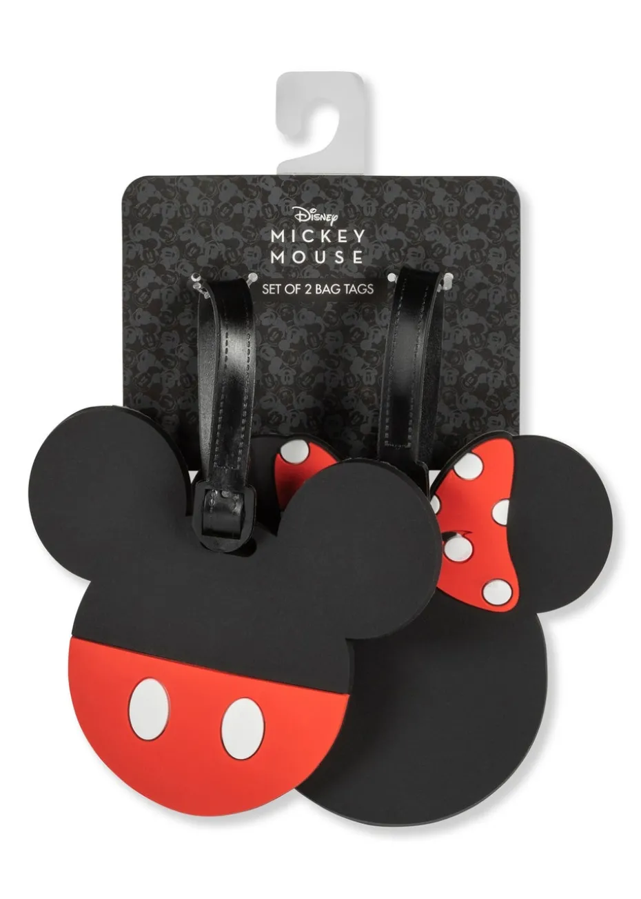 Disney Mickey & Minnie Mouse 2 Piece Luggage Tags