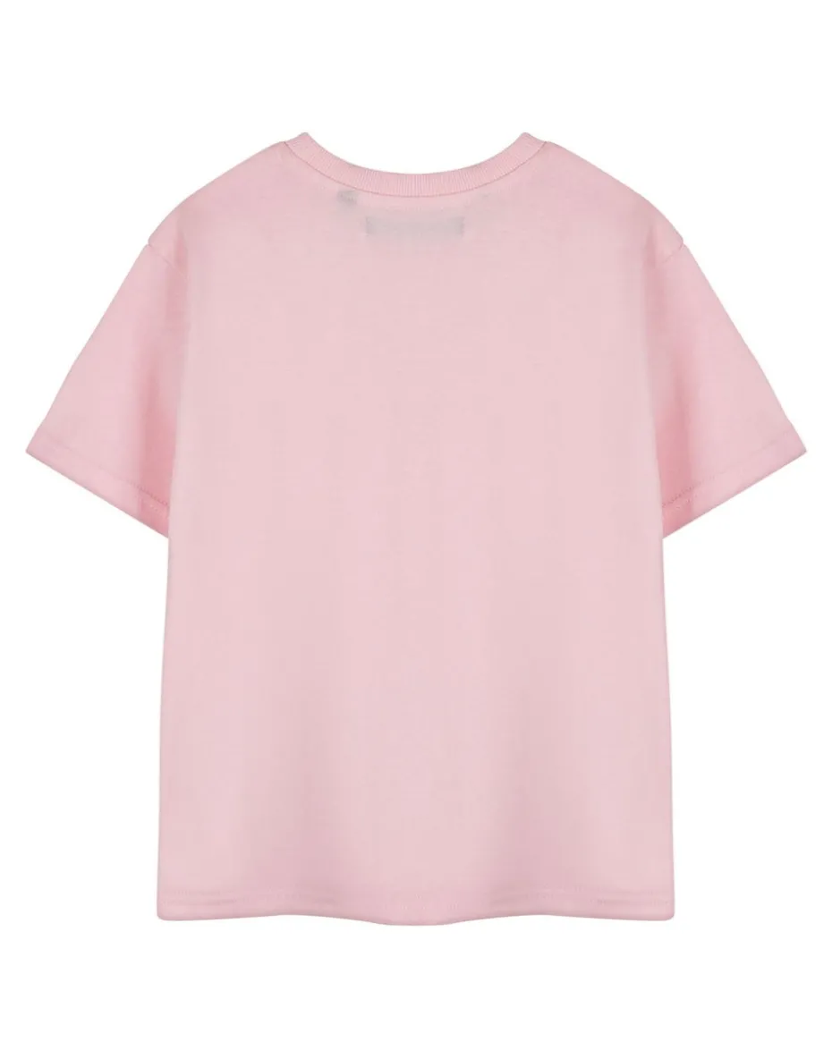 Disney Minnie Mouse Pose Girls Pink T-Shirt (18 Months - 8 Years)
