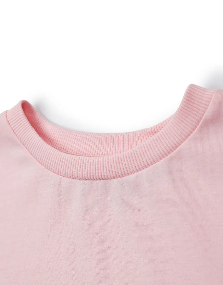 Disney Minnie Mouse Pose Girls Pink T-Shirt (18 Months - 8 Years)