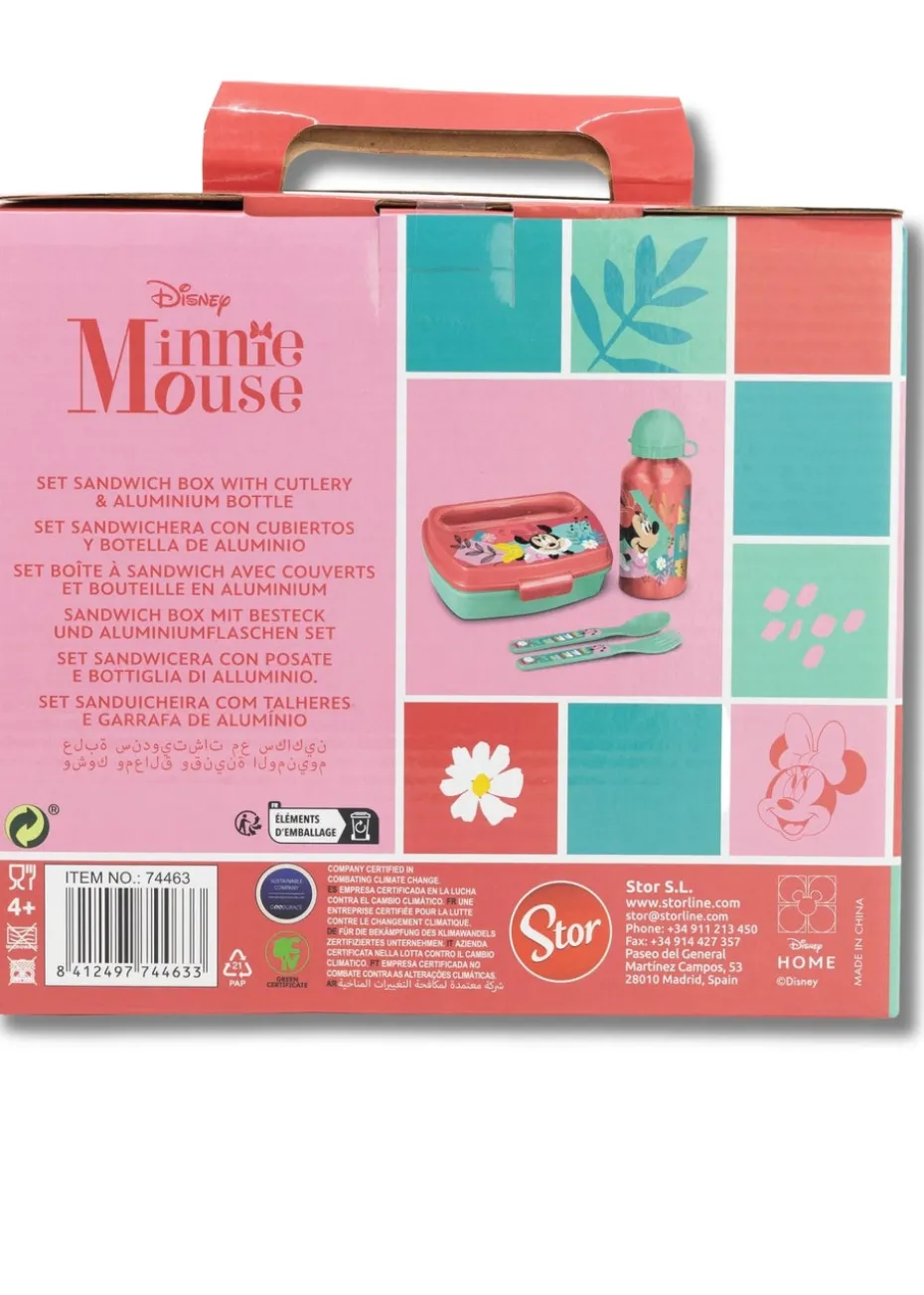 Disney Pink Minnie Mouse Back To School Set 4pcs