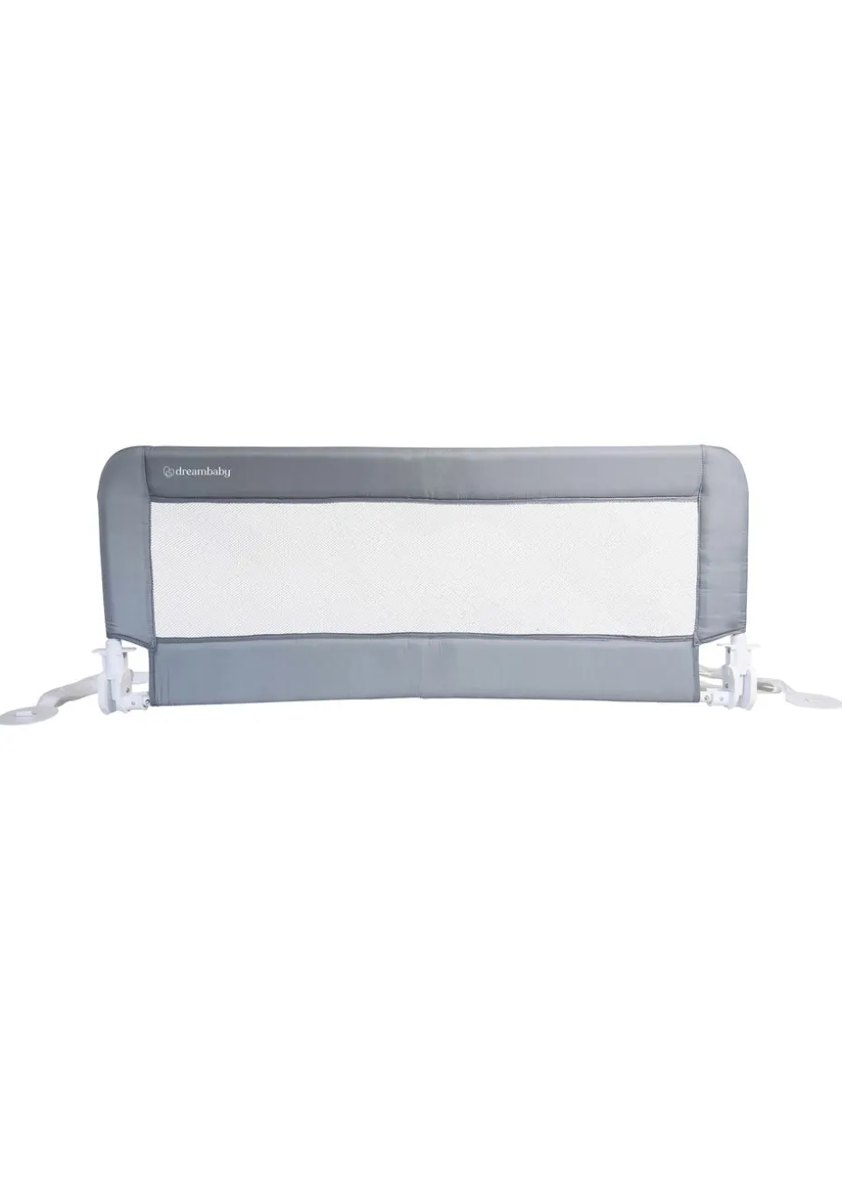 Dreambaby Grey Milan Deluxe Padded Bedrail