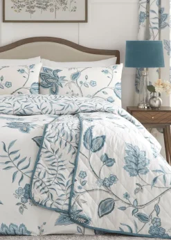 Dreams & Drapes Design Samira Blue Bedspread