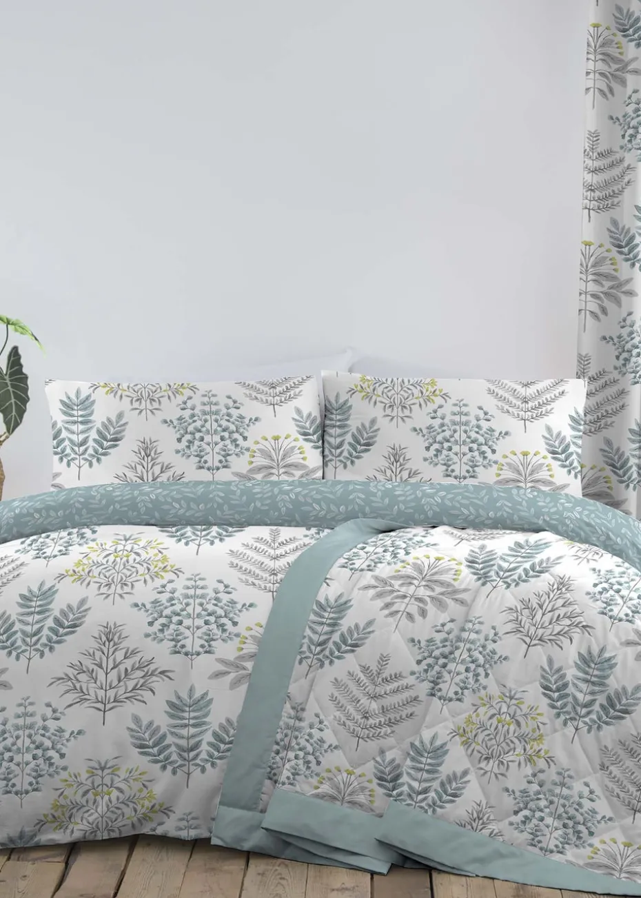 Dreams & Drapes Emily Reversible Blue Bedspread