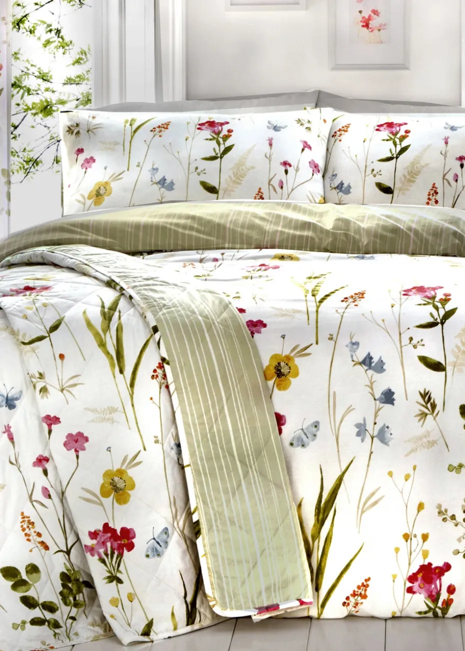 Dreams & Drapes Spring Glade Reversible Multi Bedspread