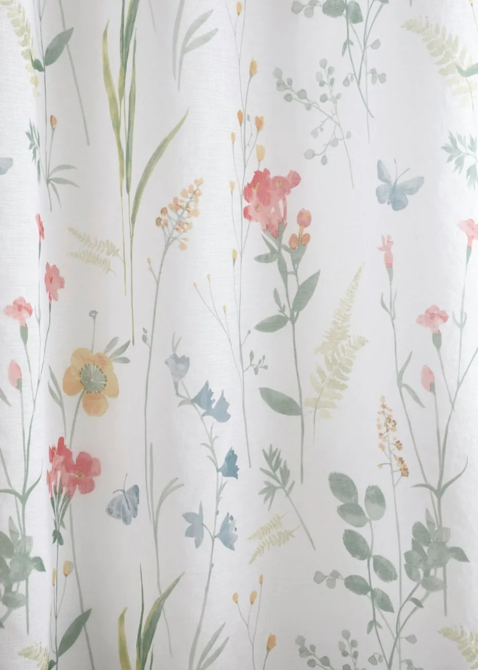 Dreams & Drapes Spring Glade White Voile Panel