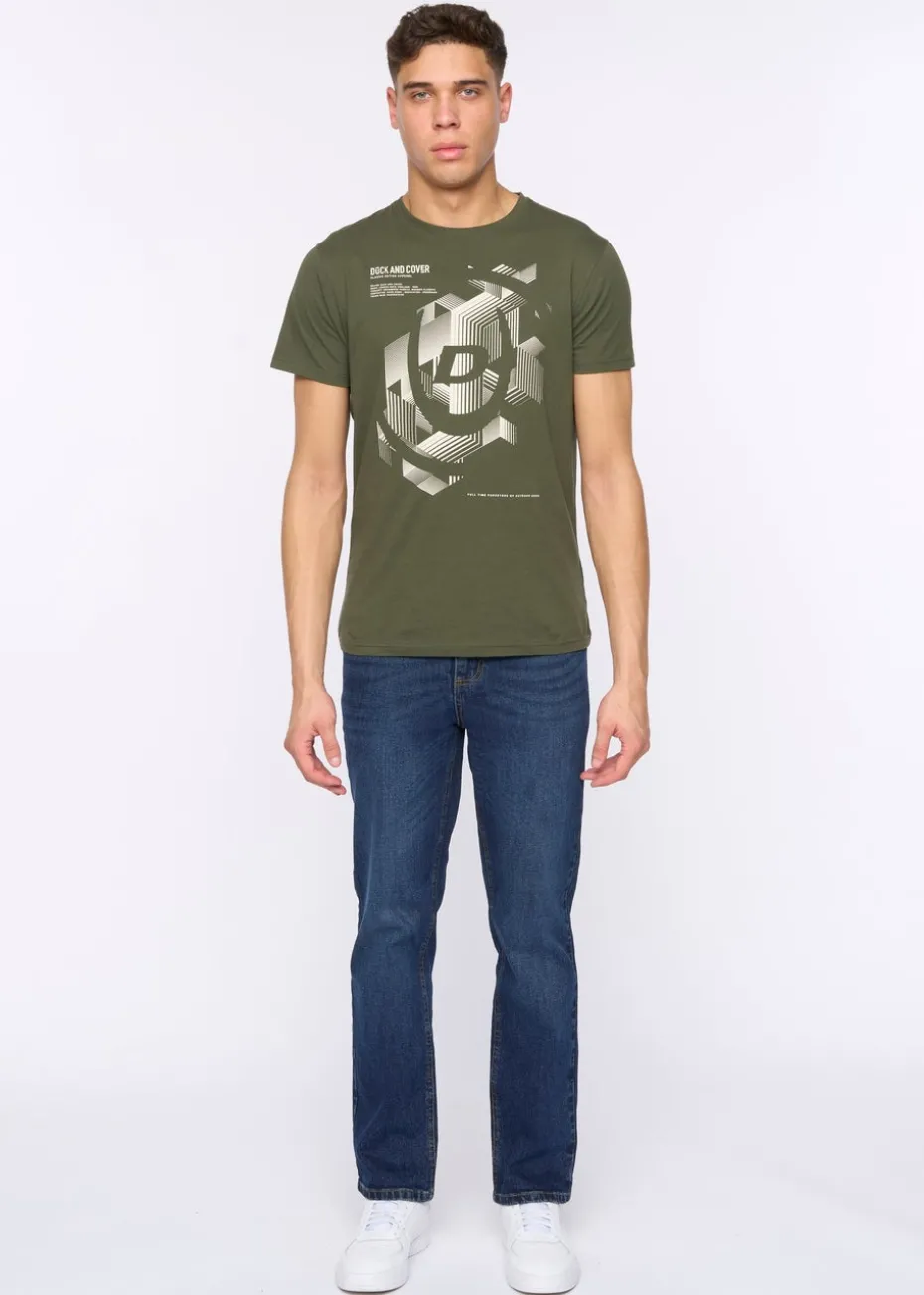 Duck & Cover Dark Blue Hydras Straight Leg Jeans