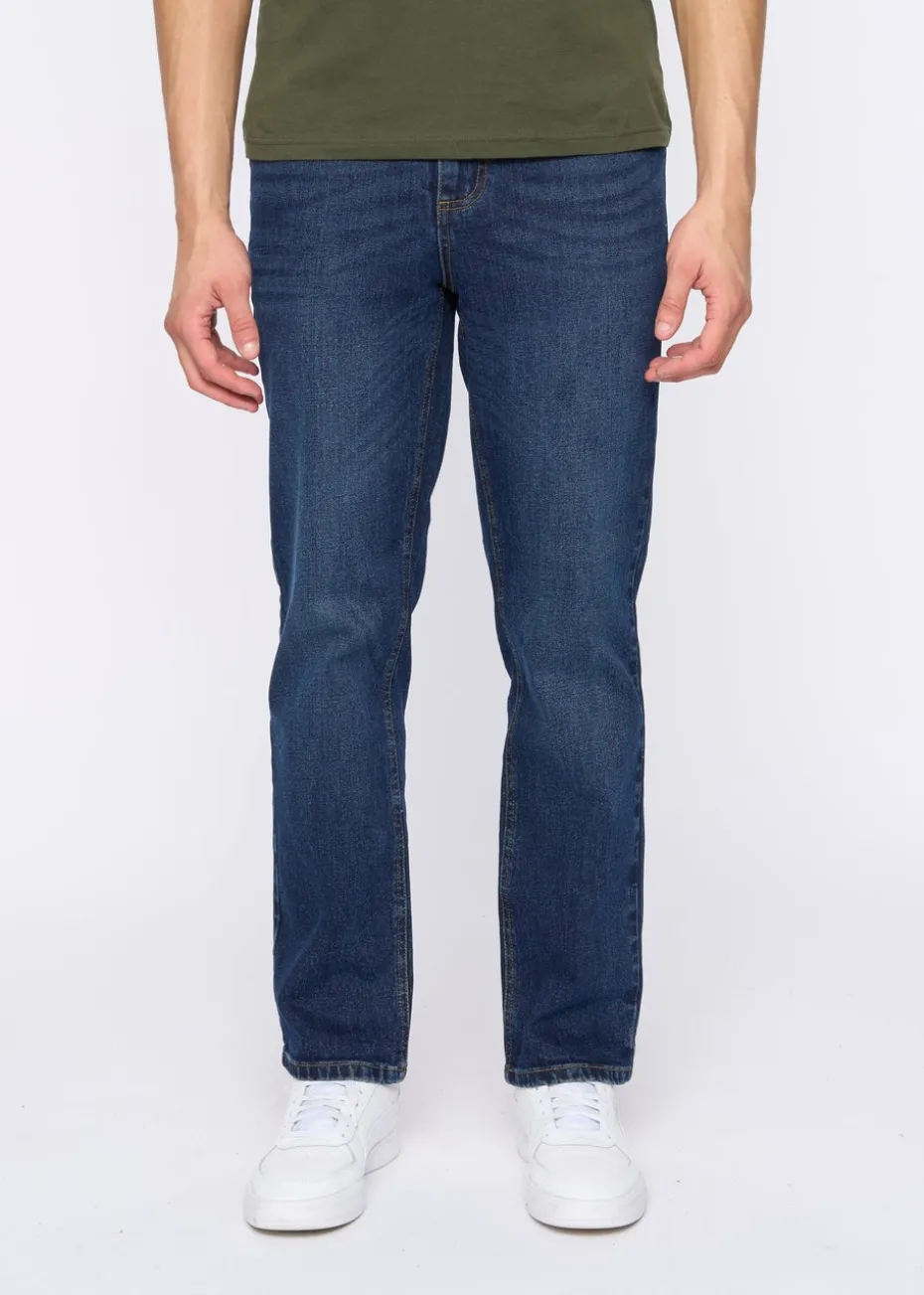 Duck & Cover Dark Blue Hydras Straight Leg Jeans