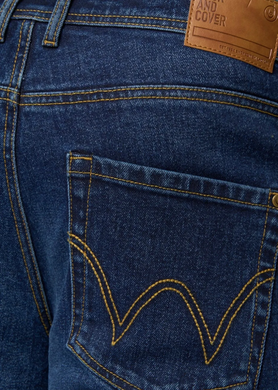 Duck & Cover Dark Blue Hydras Straight Leg Jeans