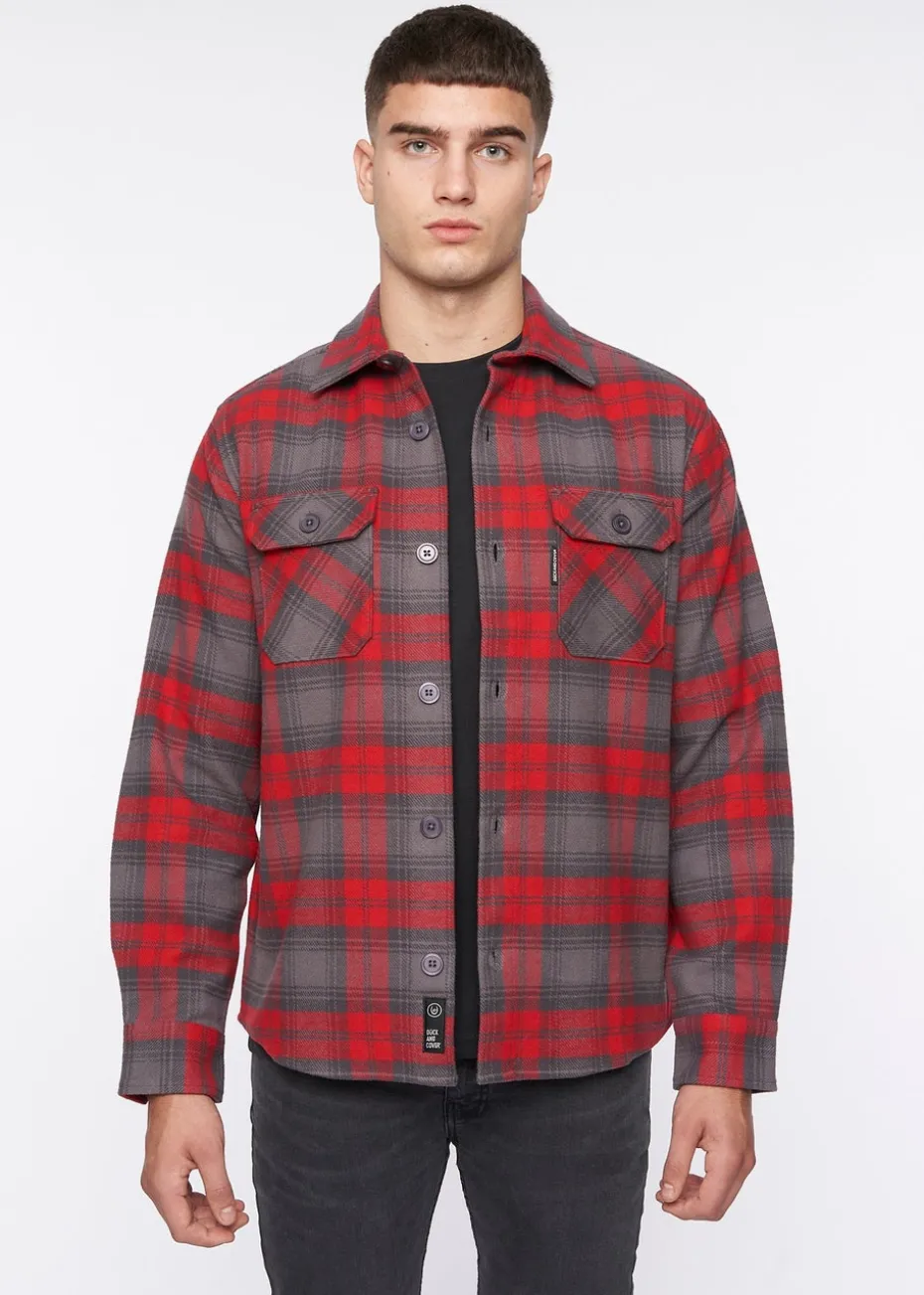 Duck & Cover Red Willington Overshirt